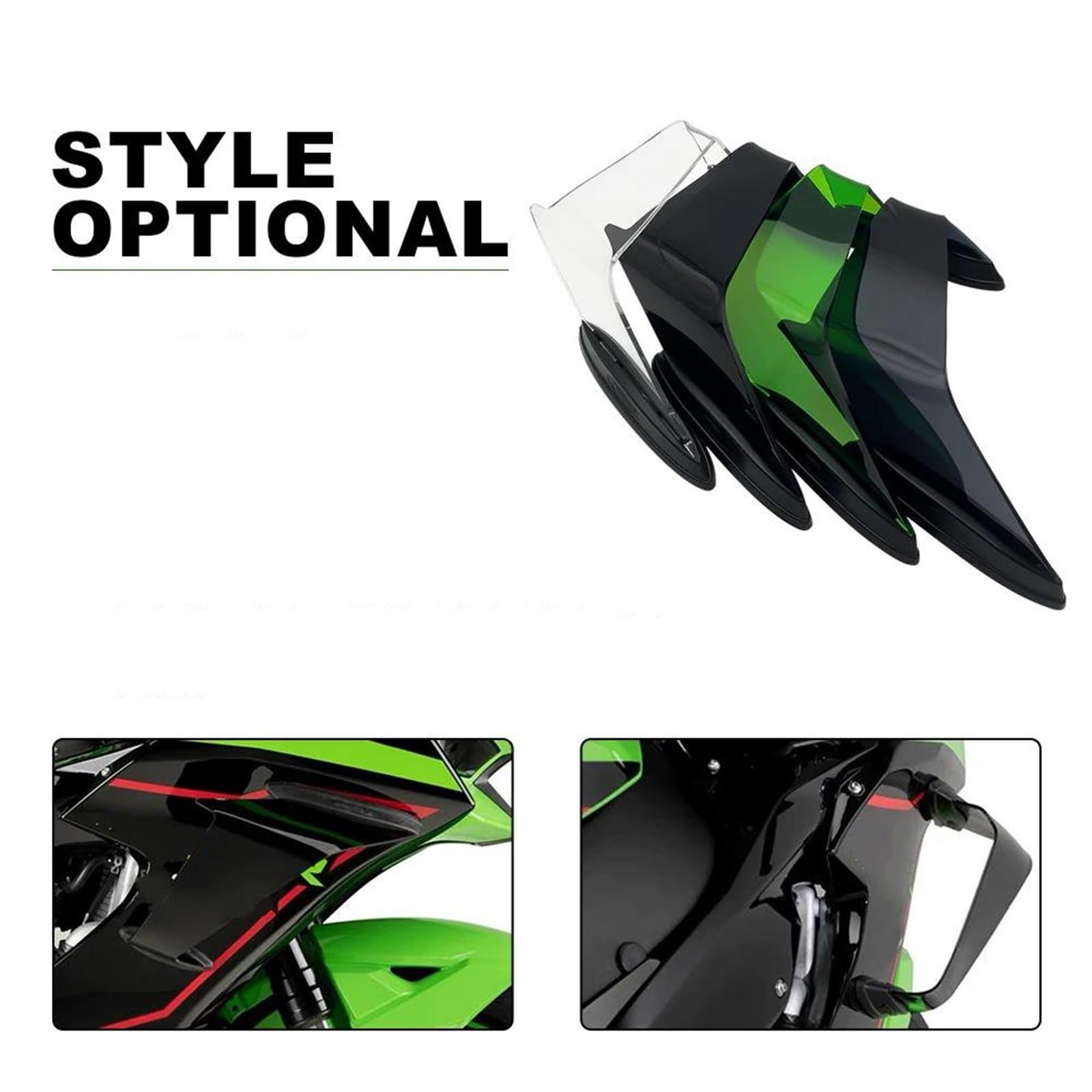 パーツ Amazon.co.jp: リアスポイラ に適合する ZX10R に適合する ZX